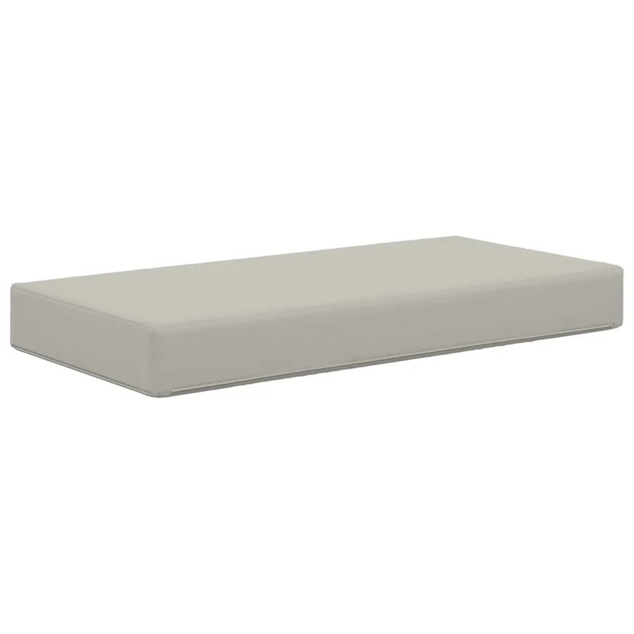 Coussin de Siège d'Extérieur Gris 80 x 40 x 8 cm - 5