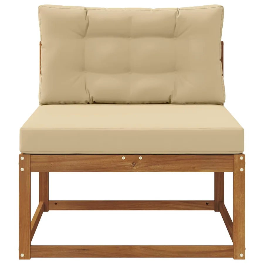 Sofa de milieu extérieur Naturel - 3