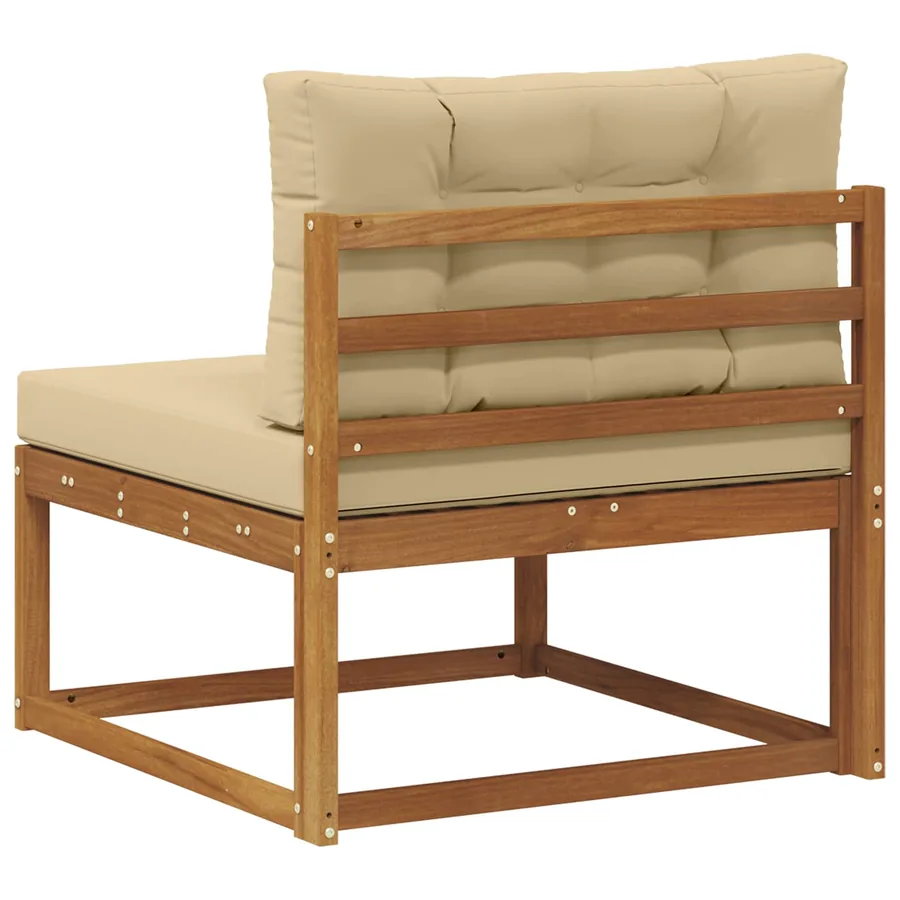 Sofa de milieu extérieur Naturel - 5