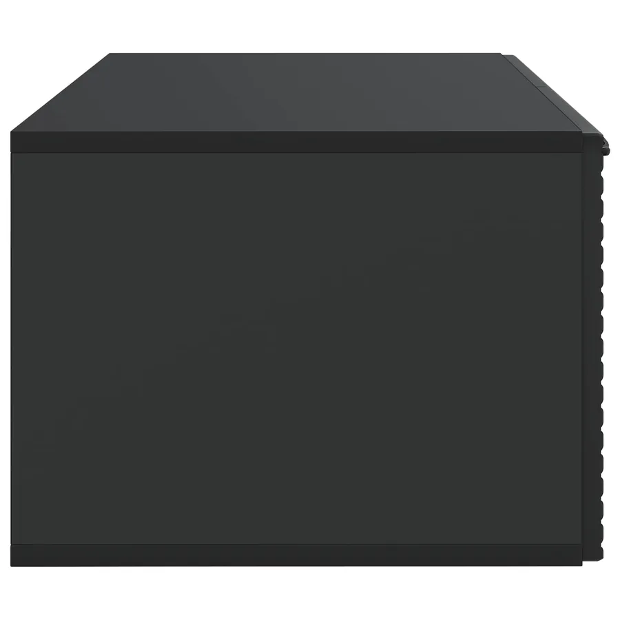 Meuble TV mural Noir 59,5 x 41 x 30 cm Bois d'ingénierie - 7
