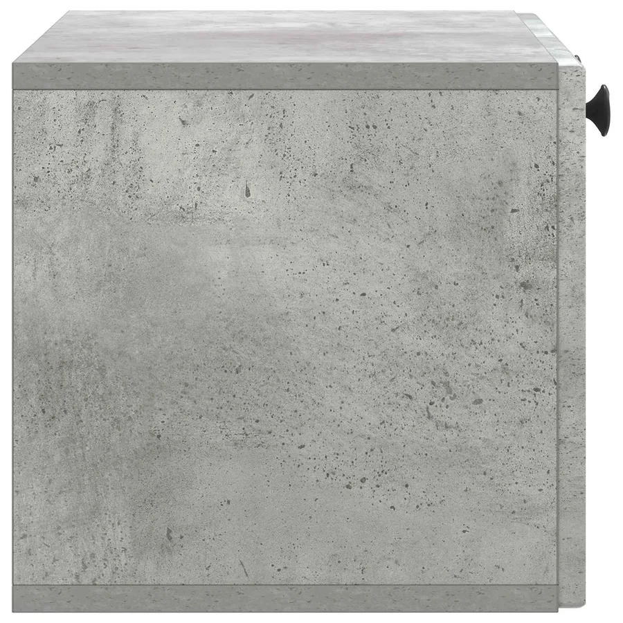 Meuble TV mural Gris béton 59,5 x 31 x 30 cm Bois d'ingénierie - 7