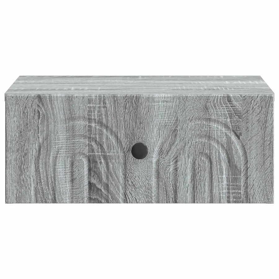 Cabinet de chevet mural 2 pcs Sonoma gris 49 x 34,5 x 20 cm - 7