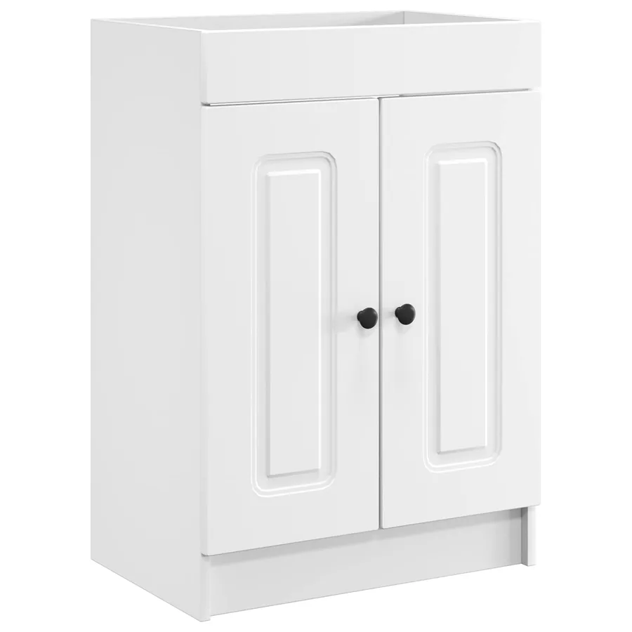 Ensemble de mobilier de salle de bain Blanc 56 x 37,5 x 81 cm - 4