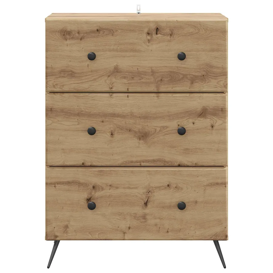 Armoire à tiroirs 66 x 34,5 x 90 cm Bois d'ingénierie - 6