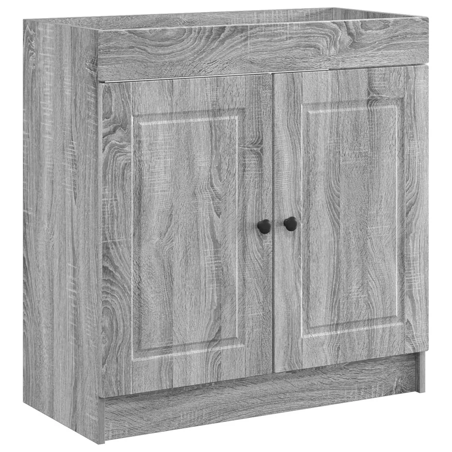 Ensemble de mobilier de salle de bain Sonoma gris - 4