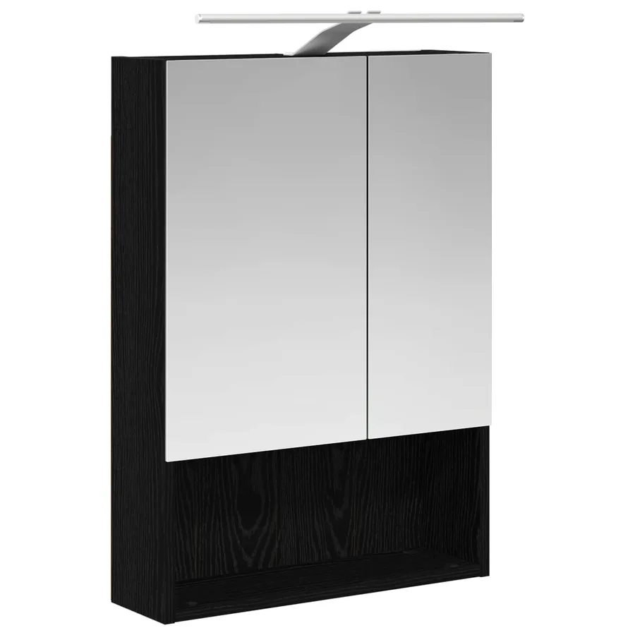 Ensemble de mobilier de salle de bain 5 pcs Chêne noir - 7