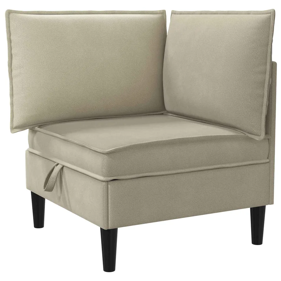 Ensemble de meubles pour le salon 4 pcs Sable Tissu - 6