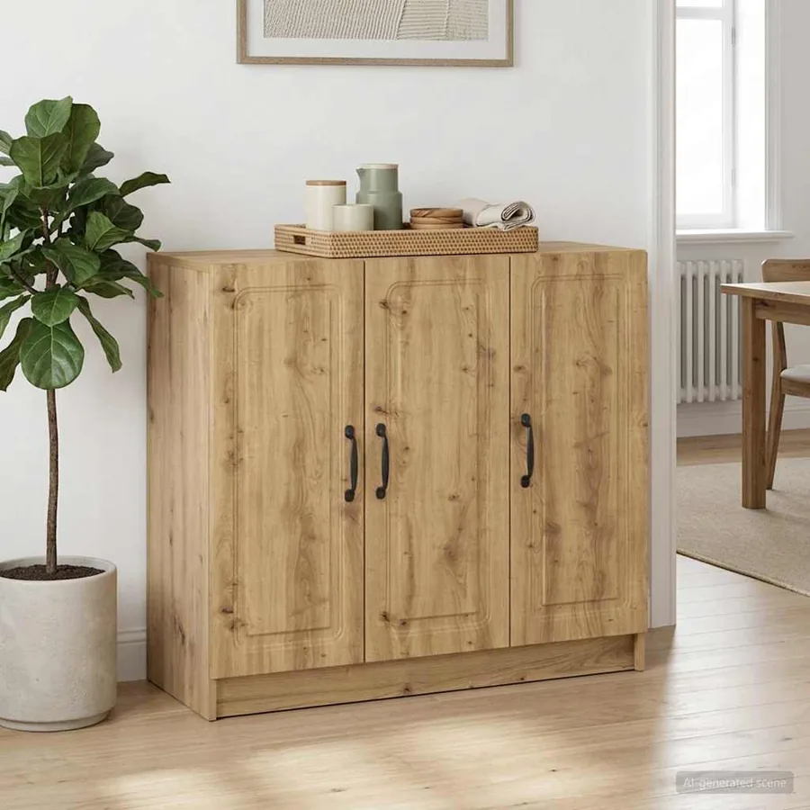 Buffet Chêne artisanal 89 x 34,5 x 77 cm Bois d'ingénierie
