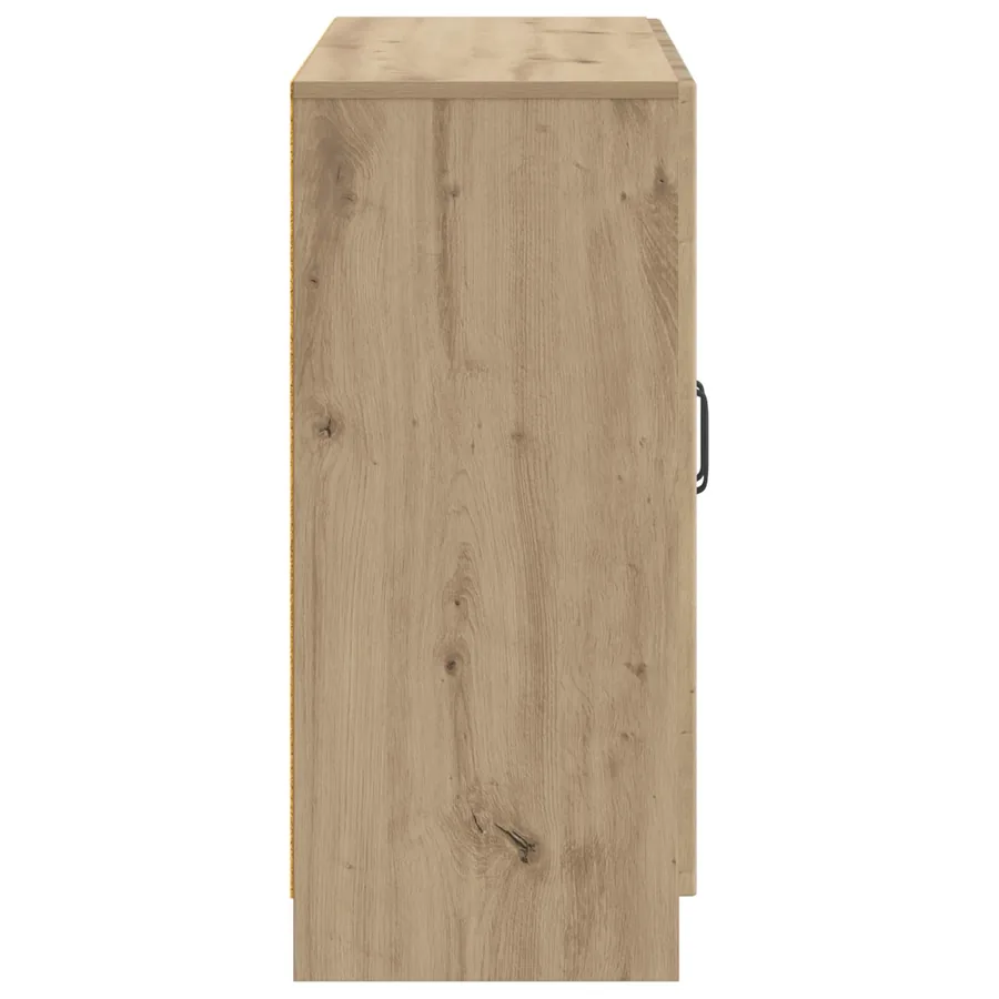 Buffet Chêne artisanal 89 x 34,5 x 77 cm Bois d'ingénierie - 7