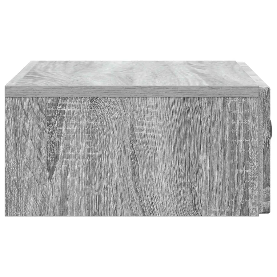 Table d'appoint murale Sonoma gris 59 x 34,5 x 17 cm - 6