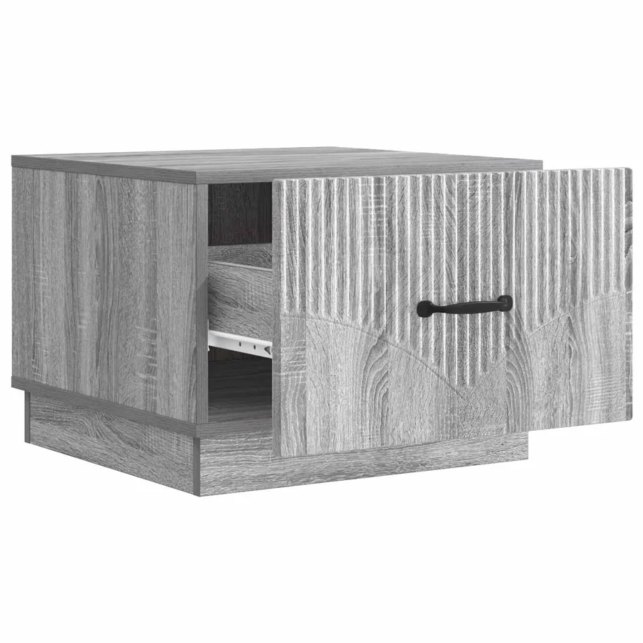 Table basse Sonoma gris 49 x 50 x 37 cm Bois d'ingénierie - 4