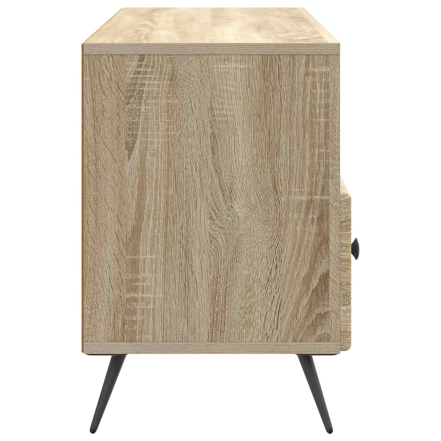Meuble TV Chêne Sonoma 102 x 34,5 x 50 cm Bois d'ingénierie - 7