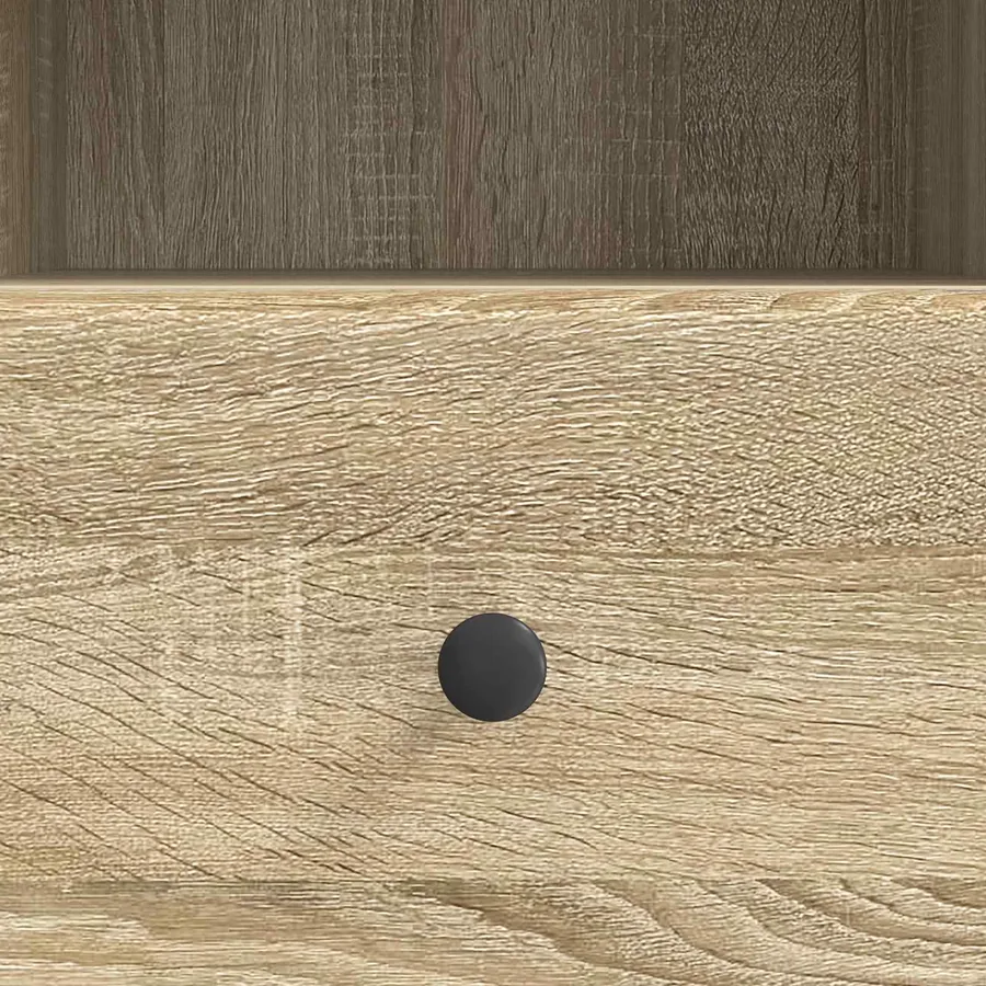 Meuble TV Chêne Sonoma 102 x 34,5 x 50 cm Bois d'ingénierie - 8