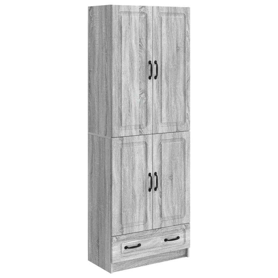 Ensemble de Meubles 2 pcs Sonoma gris Bois d'ingénierie - 2