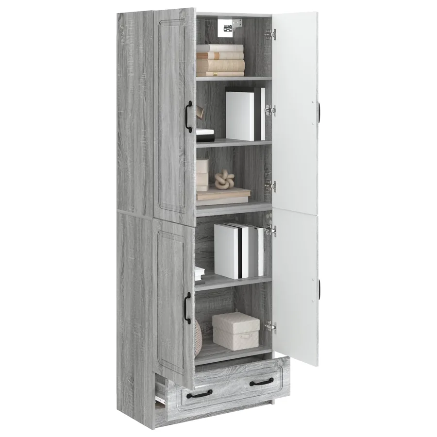 Ensemble de Meubles 2 pcs Sonoma gris Bois d'ingénierie - 3
