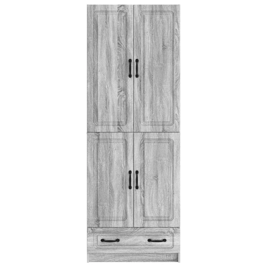 Ensemble de Meubles 2 pcs Sonoma gris Bois d'ingénierie - 5