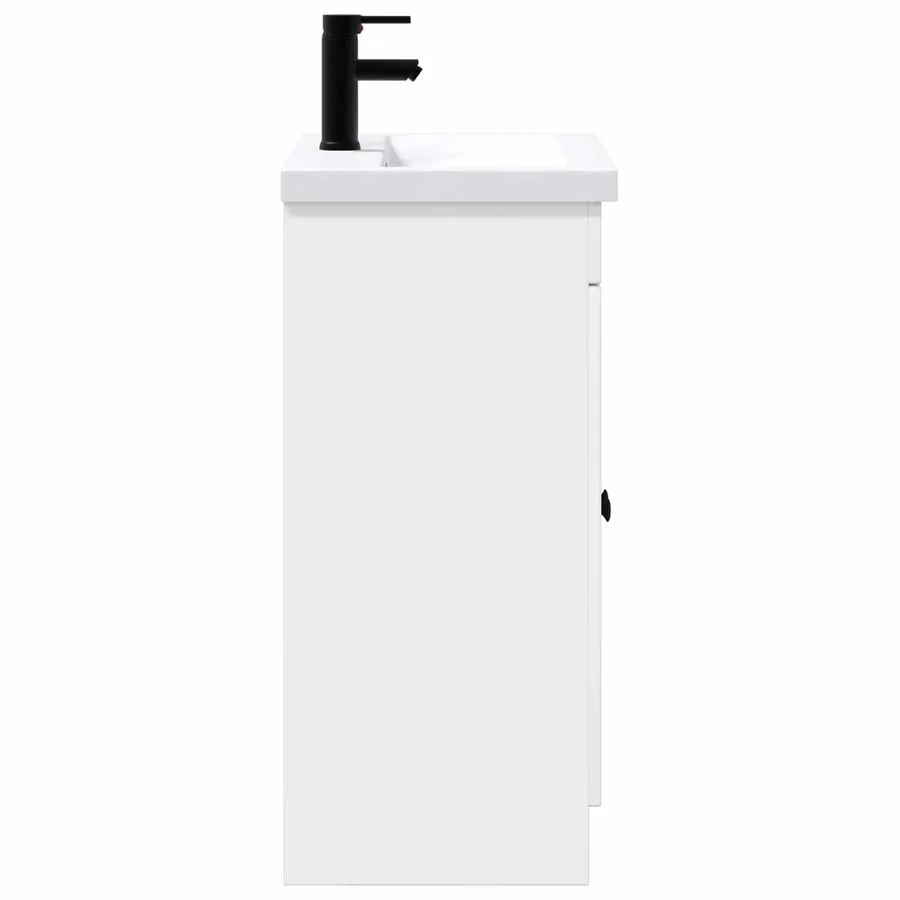 Ensemble de mobilier de salle de bain Blanc brillant - 6
