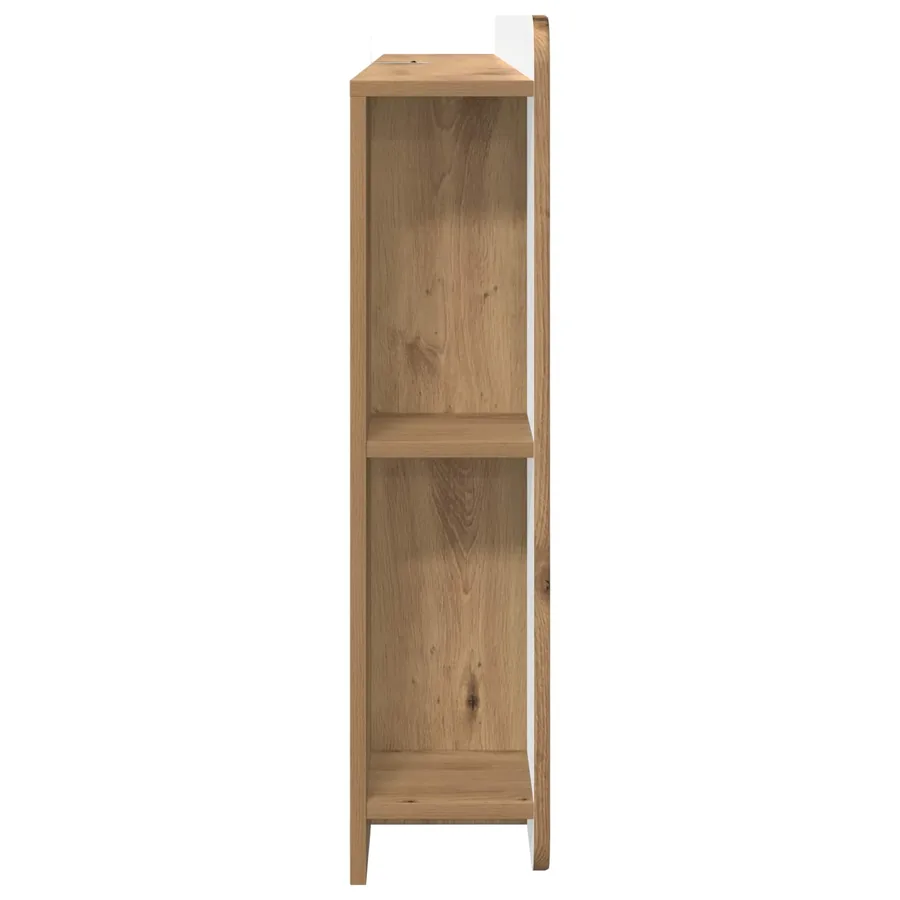 Cabinet de Tête de Lit Chêne artisanal Bois d'ingénierie - 6