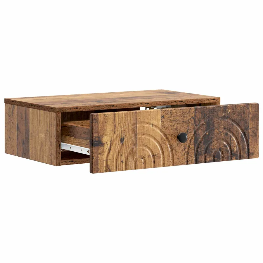 Table d'appoint murale Bois ancien 59 x 34,5 x 17 cm - 4