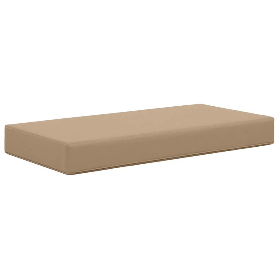 Coussin de Siège d'Extérieur Taupe 80 x 40 x 8 cm - 5