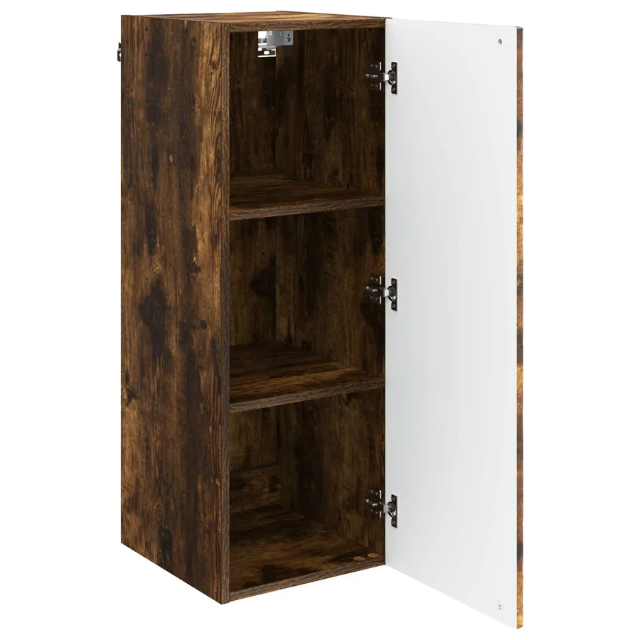 Armoire Murale Chêne fumé 33 x 34,5 x 90 cm Bois d'ingénierie - 3