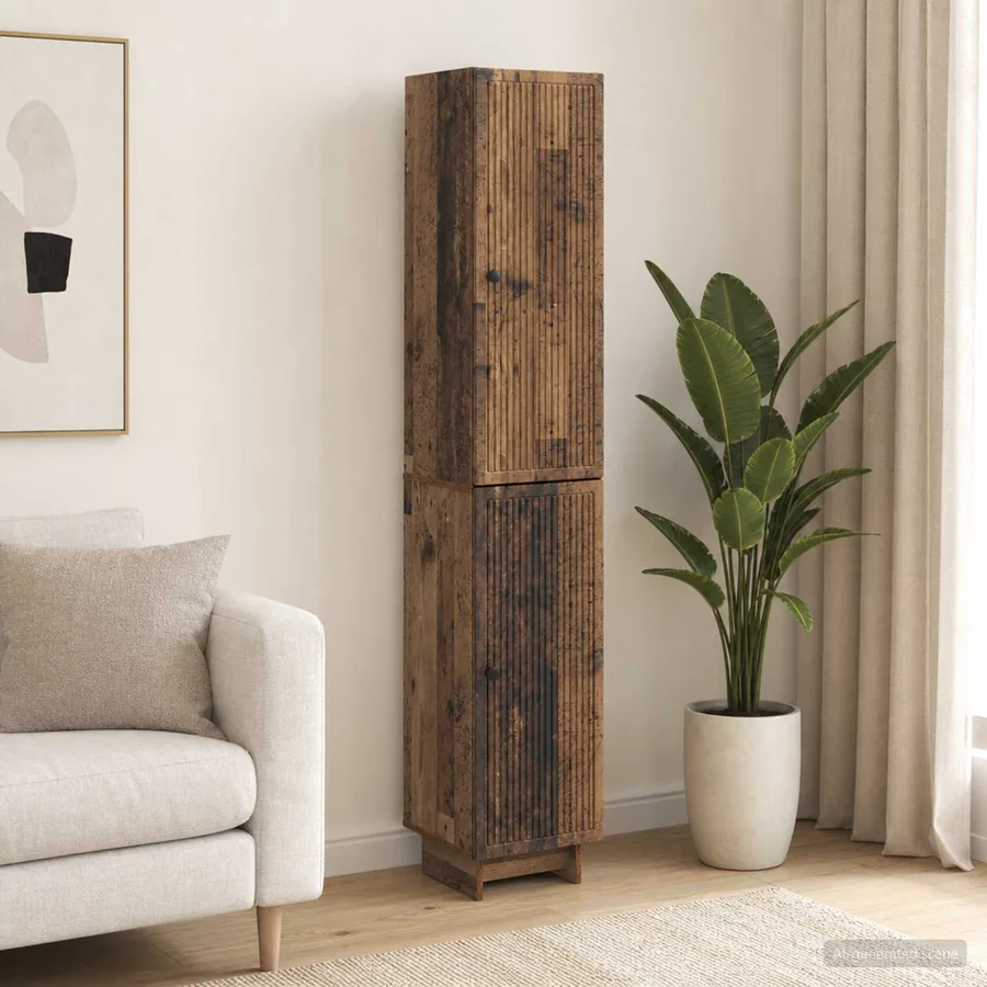 Ensemble de Meubles 2 pcs Bois ancien 34,5 x 33 x 90 cm