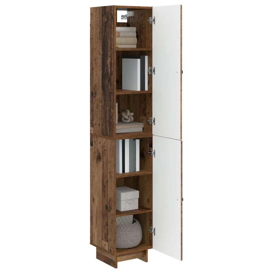 Ensemble de Meubles 2 pcs Bois ancien 34,5 x 33 x 90 cm - 3