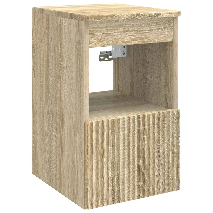 Ensemble d'armoire de salle de bain 4 pcs Chêne Sonoma - 6