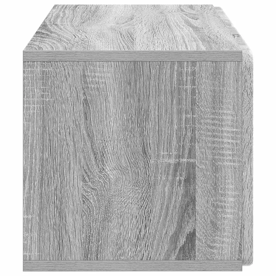 Meuble TV mural 59,5 x 31 x 30 cm Sonoma gris Bois d'ingénierie - 7