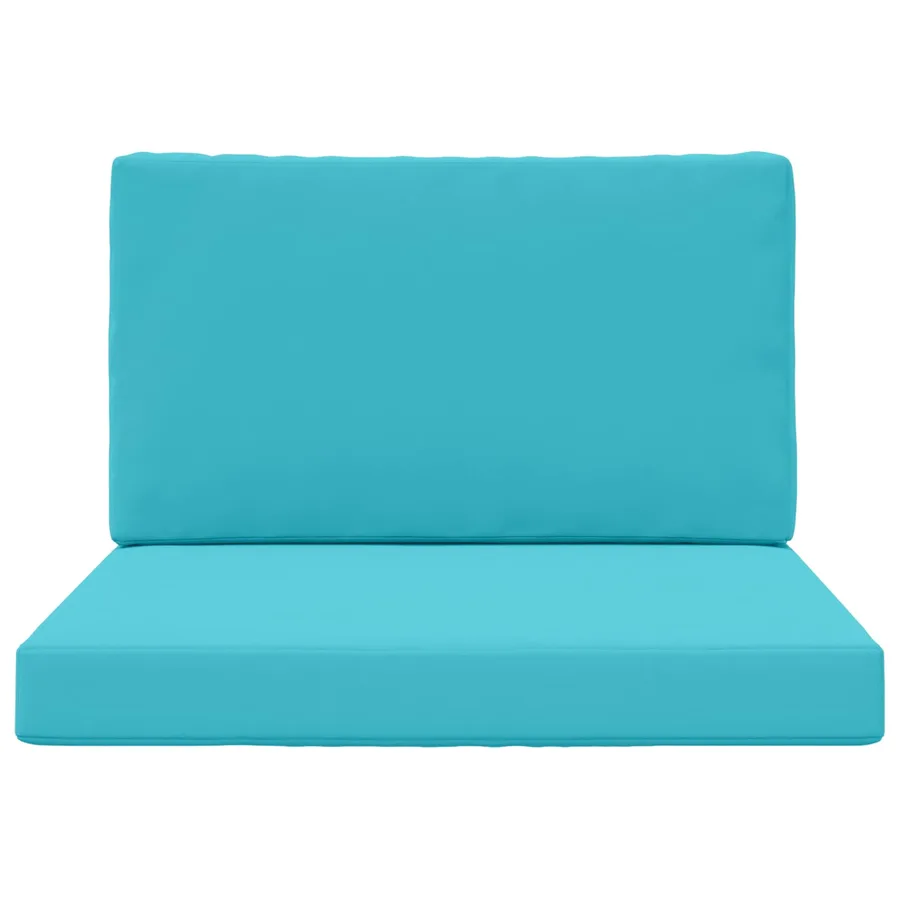 Coussin de canapé d'extérieur 2 pcs Turquoise Polyester - 6