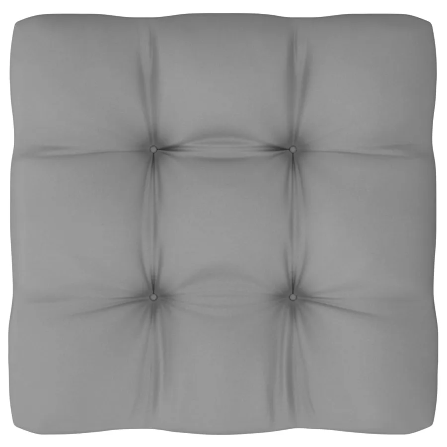 Salon de jardin 7 pcs avec coussins Bois de pin massif - 7