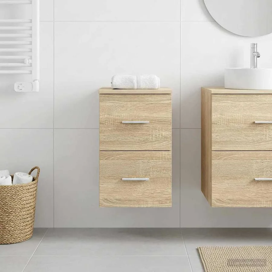 Meuble de Salle de Bain In-between Chêne Sonoma 30 x 35 x 50 cm - 3
