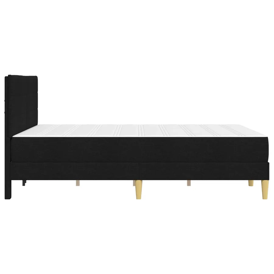 Cadre de lit Noir 120 x 200 cm Polyester - 7