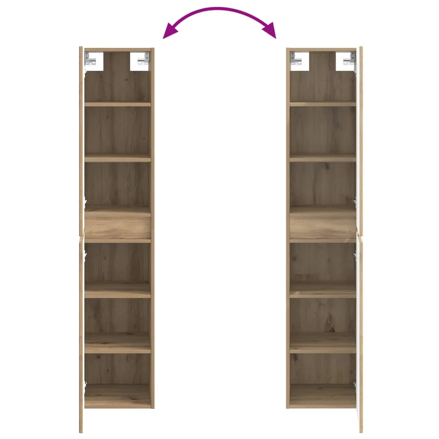 Ensemble d'armoire de salle de bain 5 pc Chêne artisanal - 13