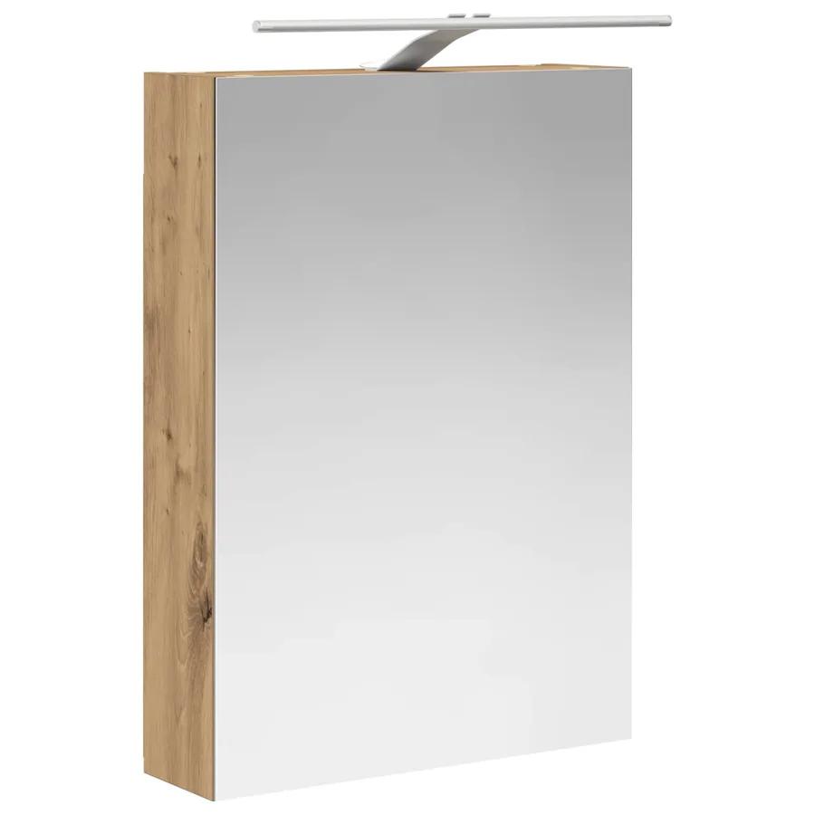 Ensemble d'armoire de salle de bain 5 pc Chêne artisanal - 5