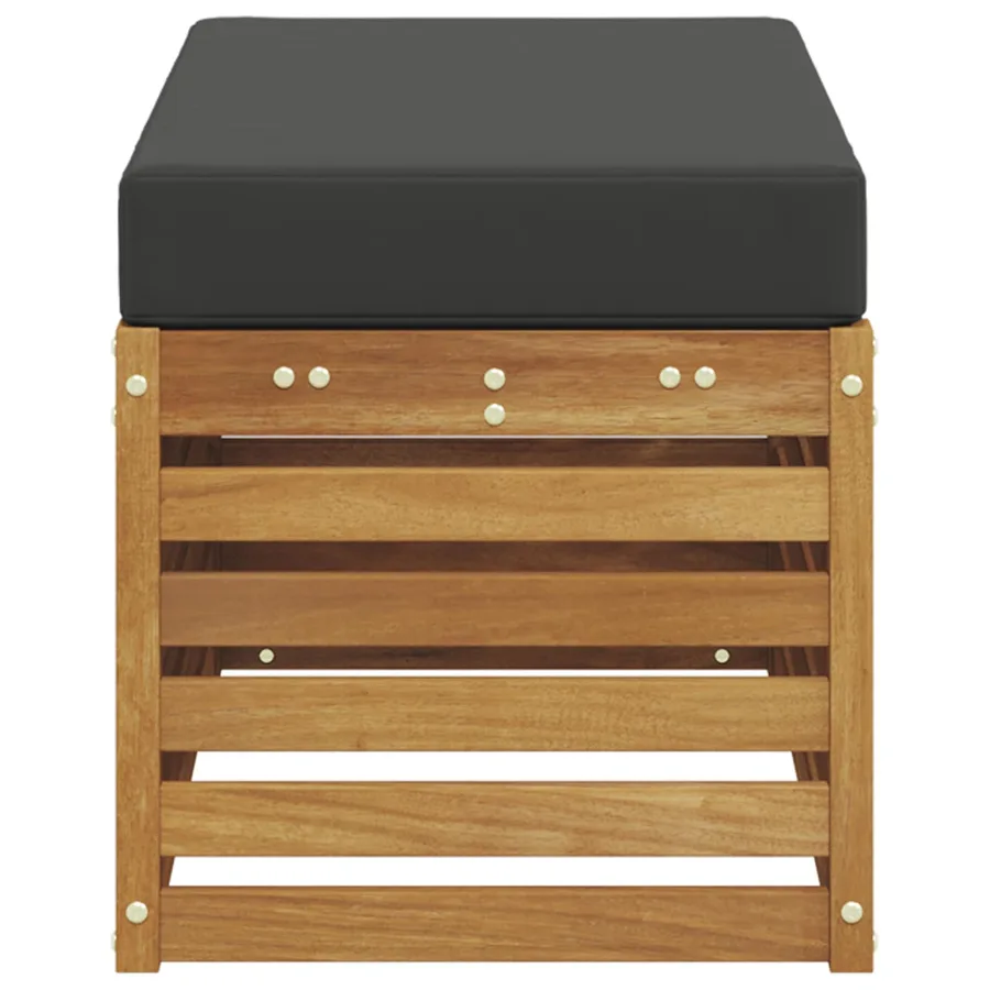 Banc de Jardin Bois d'Acacia Massif Naturel - 4