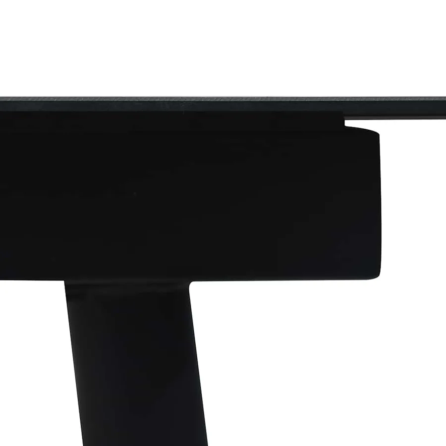 Ensemble à manger d'extérieur 9 pcs Rotin PVC Noir - 5
