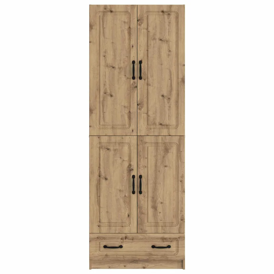 Ensemble de Meubles 2 pc Chêne artisanal Bois d'ingénierie - 5