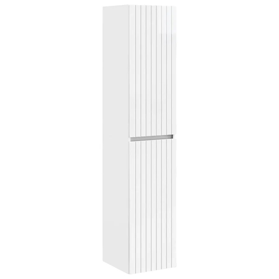 Cabinet de Salle de Bain Mural Blanc brillant - 2