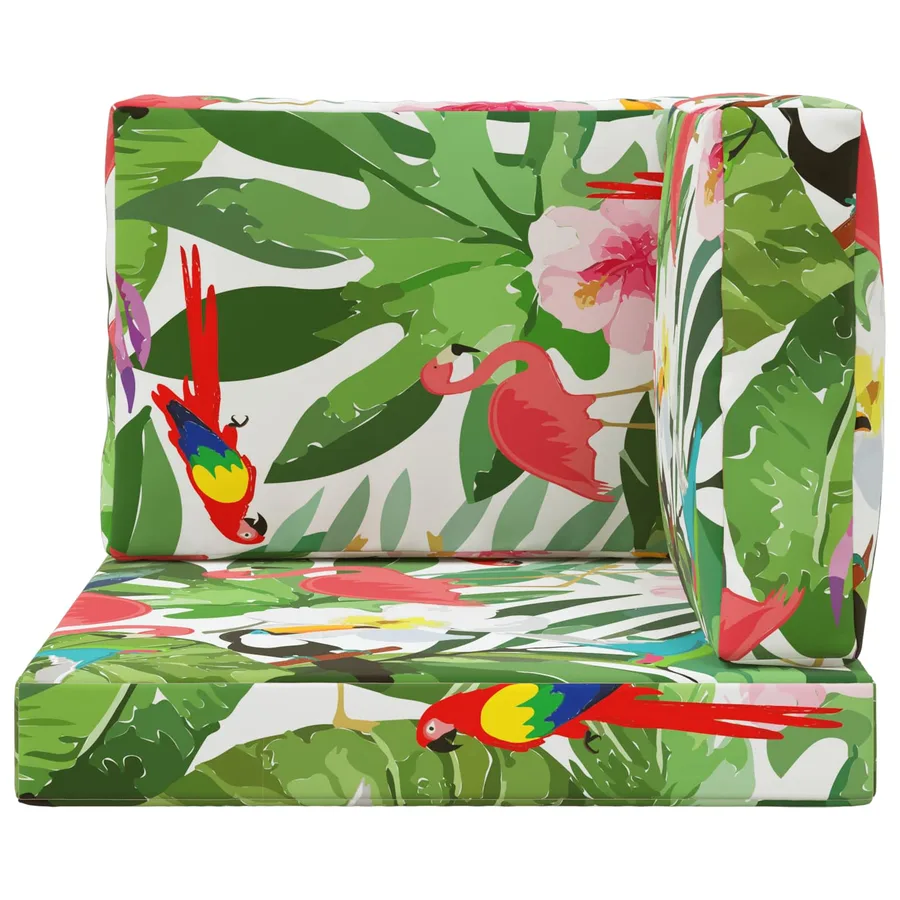 Coussin de canapé d'extérieur 3 pcs coloré Polyester - 6
