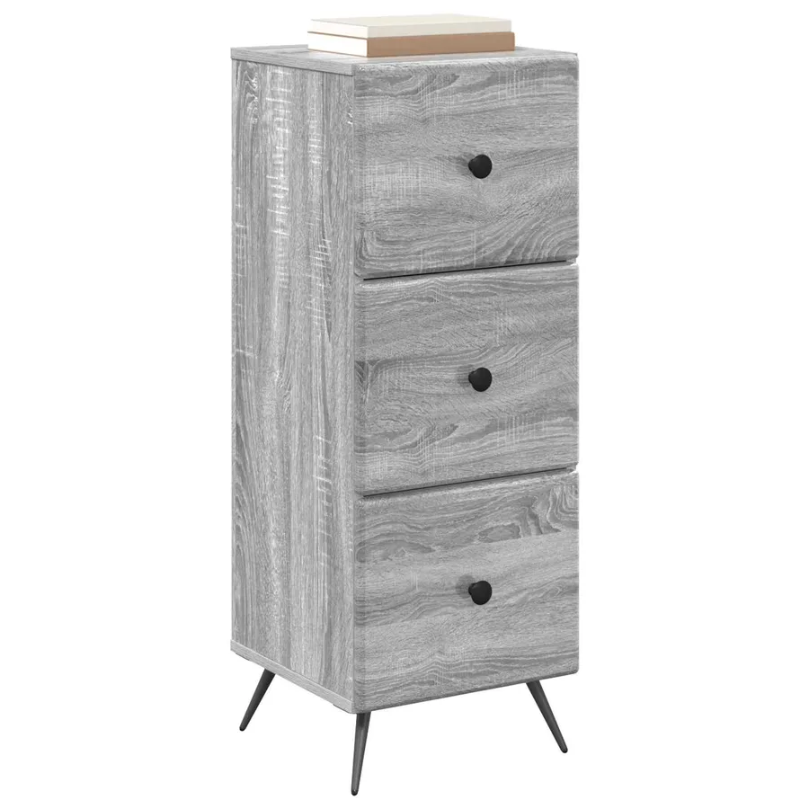 Armoire à tiroirs Sonoma gris 33 x 34,5 x 90 cm - 3