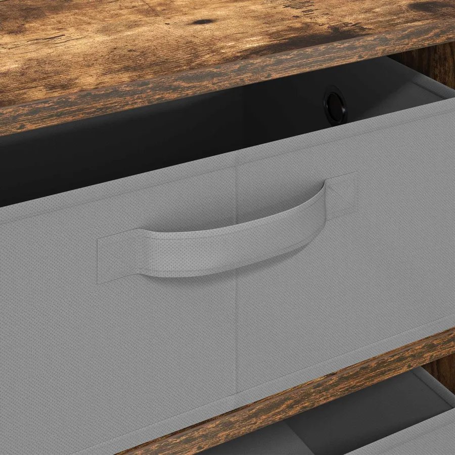 Buffet Chêne fumé 60 x 33,5 x 84 cm - 8