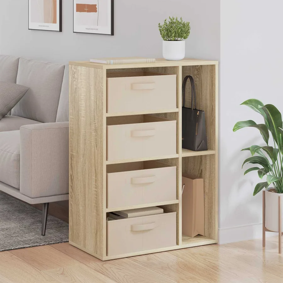 Buffet Chêne Sonoma 60 x 33,5 x 84 cm