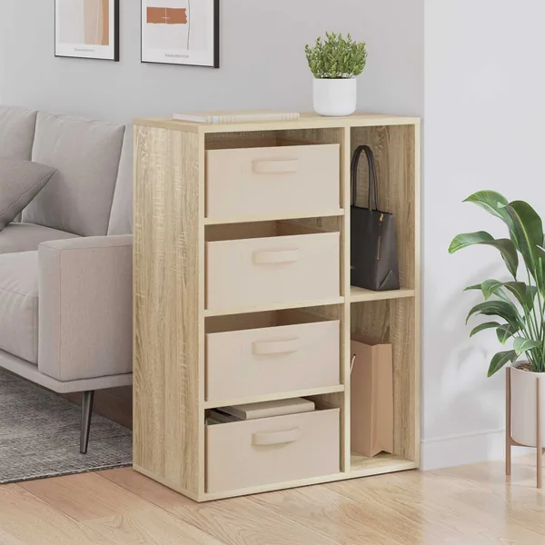 Buffet Chêne Sonoma 60 x 33,5 x 84 cm
