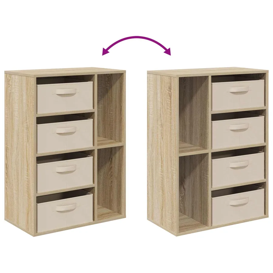 Buffet Chêne Sonoma 60 x 33,5 x 84 cm - 13