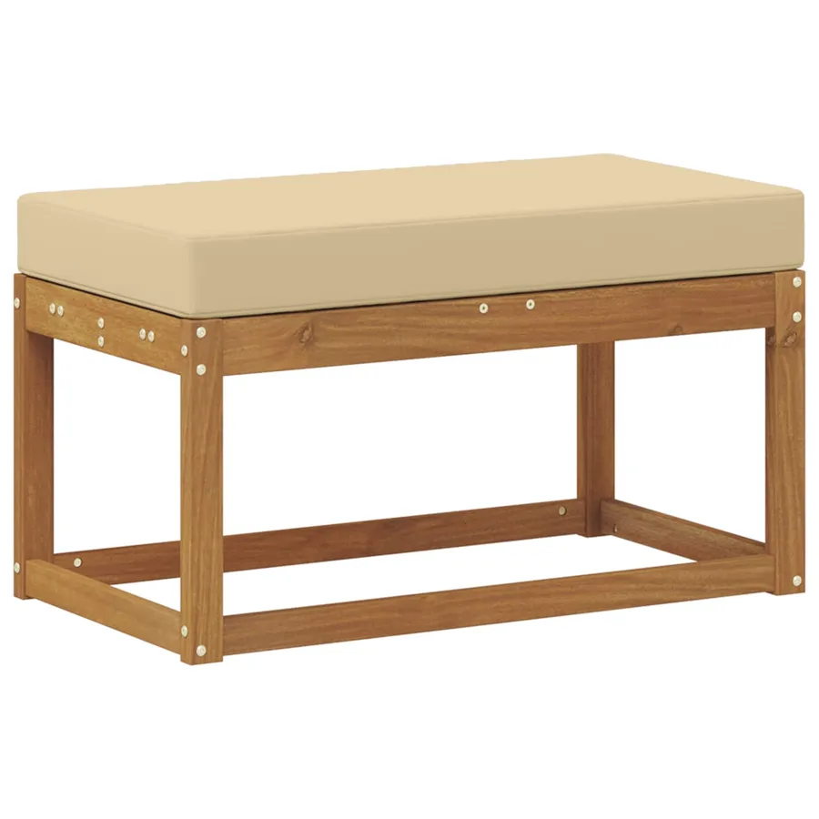 Banc de Jardin Bois d'Acacia Massif Naturel - 2