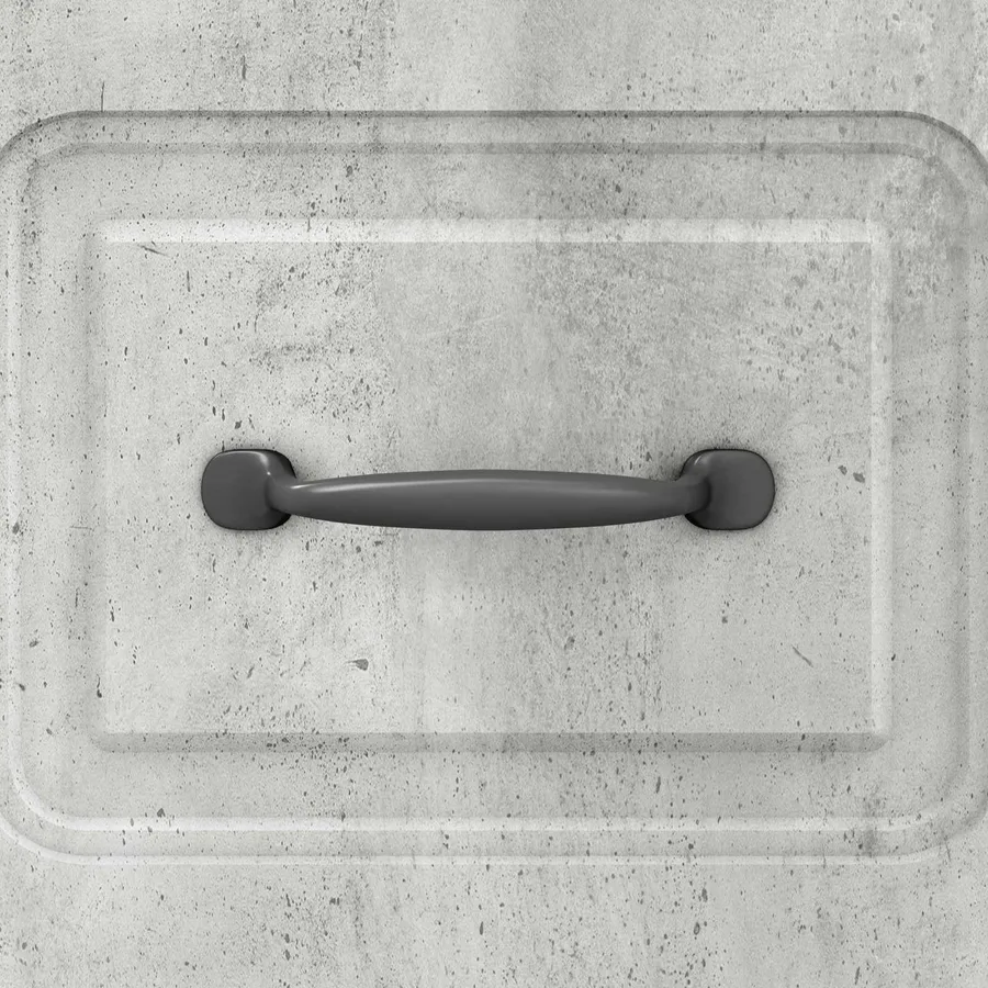 Armoire à tiroirs Gris béton 33 x 34,5 x 87 cm - 9