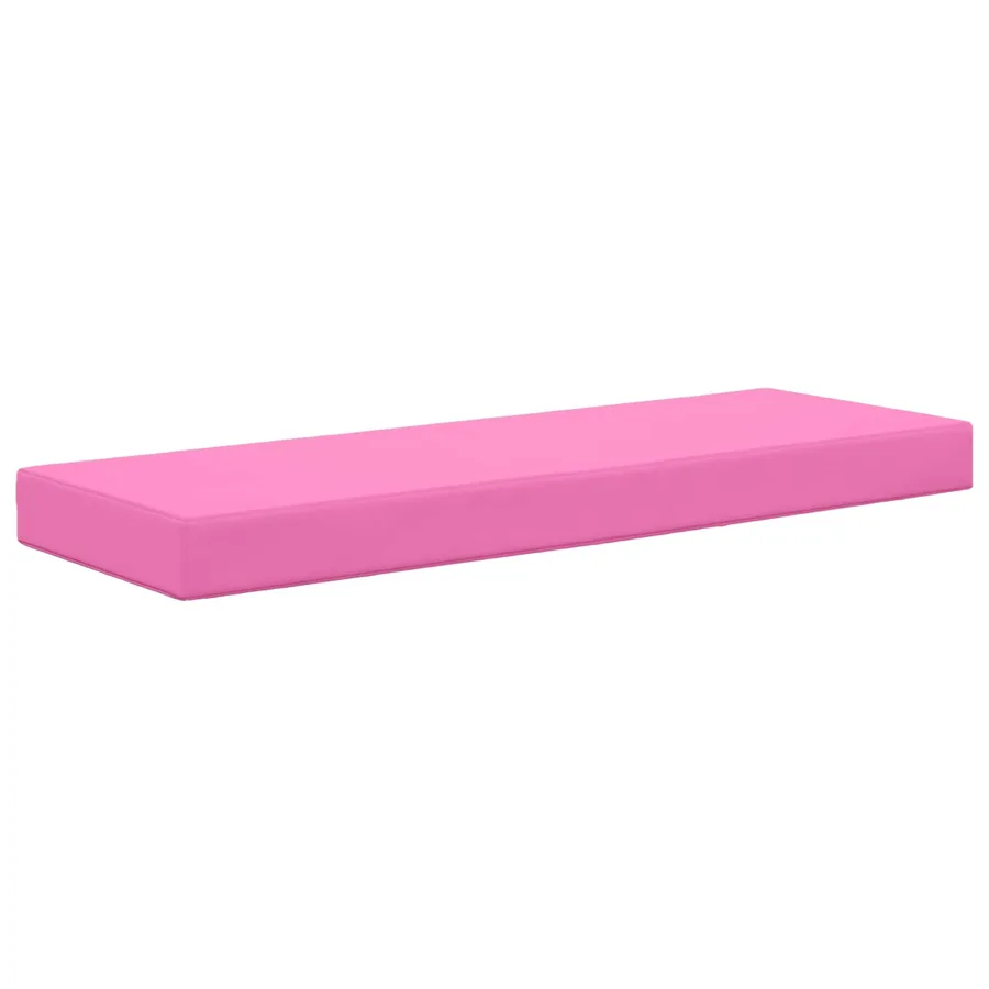 Coussin de Siège d'Extérieur Rose 111,5 x 40 x 8 cm - 2