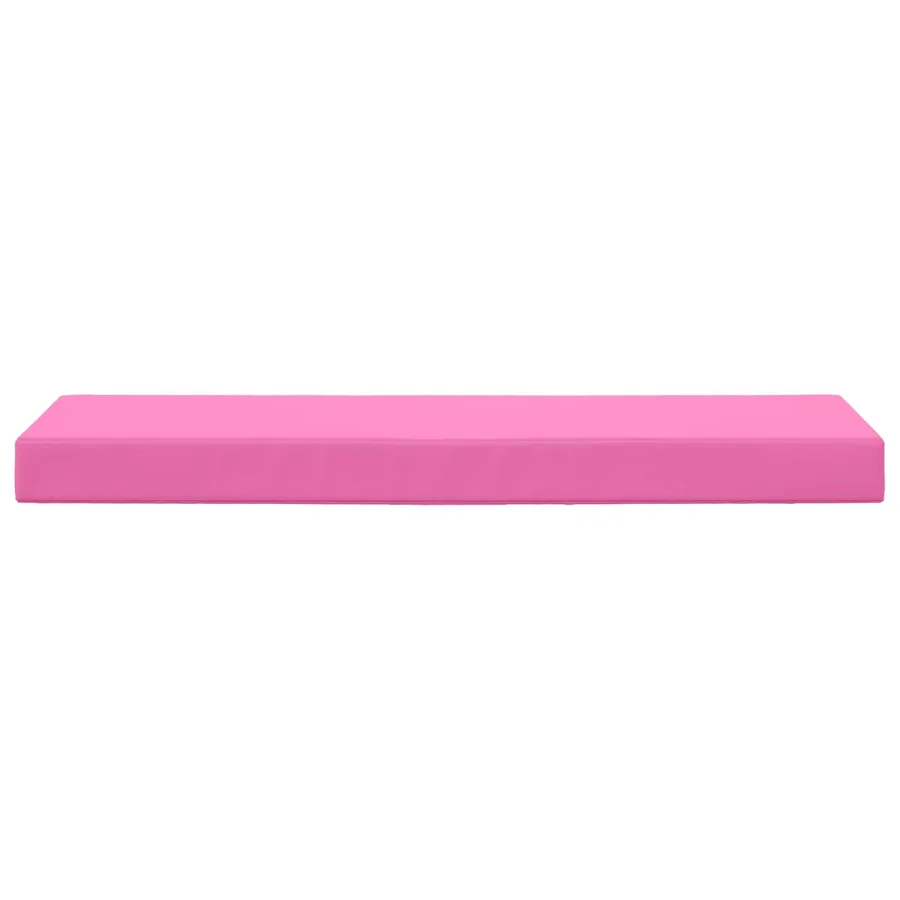Coussin de Siège d'Extérieur Rose 111,5 x 40 x 8 cm - 4