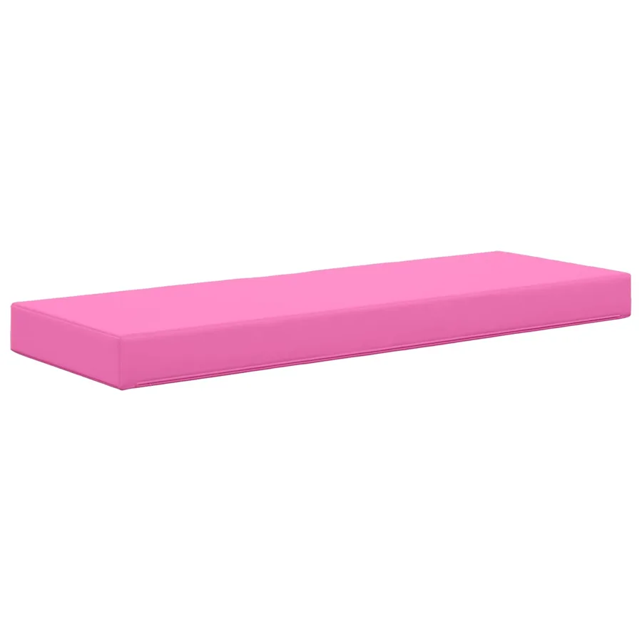 Coussin de Siège d'Extérieur Rose 111,5 x 40 x 8 cm - 5